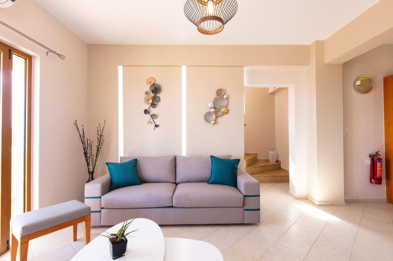 Maroulas Villas Ioanna & Stavros, Private Pools, Bbq & Seaview, By Thinkvilla Dış mekan fotoğraf