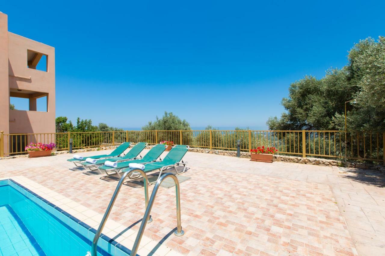 Maroulas Villas Ioanna & Stavros, Private Pools, Bbq & Seaview, By Thinkvilla Dış mekan fotoğraf