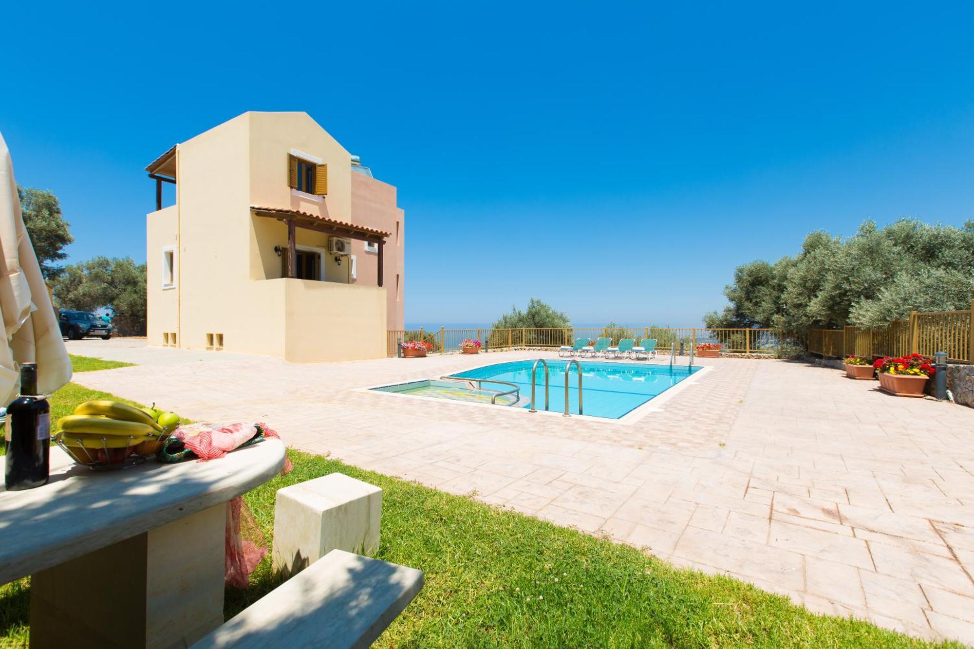 Maroulas Villas Ioanna & Stavros, Private Pools, Bbq & Seaview, By Thinkvilla Dış mekan fotoğraf